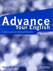 Tapa de Advance your English Workbook