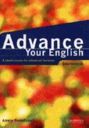 Tapa de Advance your English Coursebook