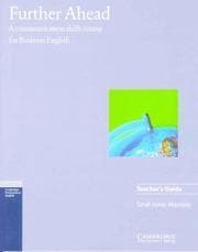 Tapa de Further Ahead Teacher's guide