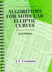 Tapa de Algorithms for modular elliptic curves