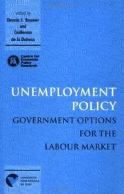 Tapa de Unemployment policy