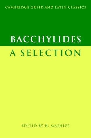 Tapa de Bacchylides