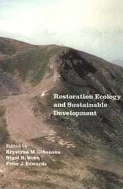 Tapa de Restoration ecology and sustainable development