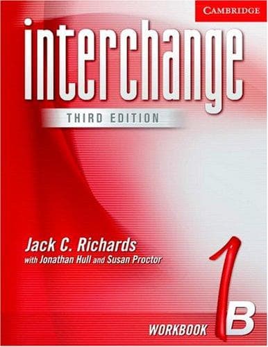 Tapa de Interchange Workbook 1B