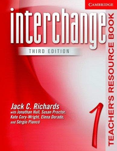 Tapa de Interchange Teacher's Resource Book 1