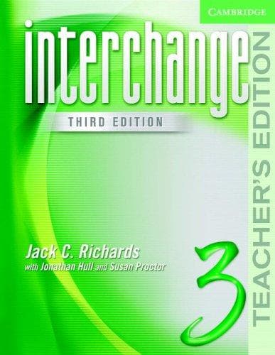 Tapa de Interchange Teacher's Edition 3