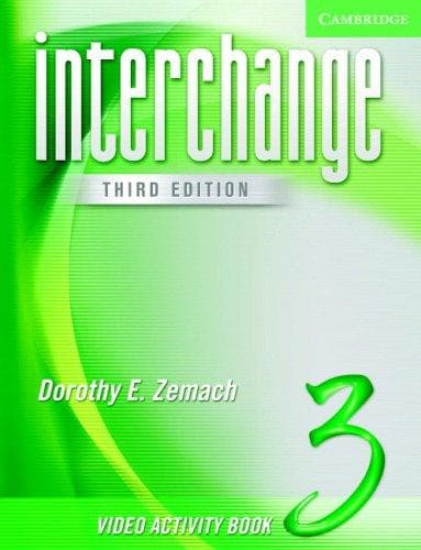 Tapa de Interchange Video Activity Book 3