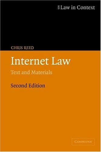 Tapa de Internet law