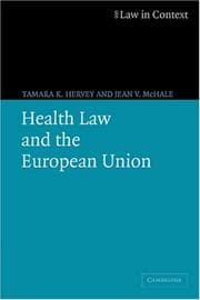 Tapa de Health law and the European Union