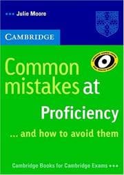 Tapa de Common Mistakes at Proficiency...and How to Avoid Them (Cambridge Books for Cambridge Exams)