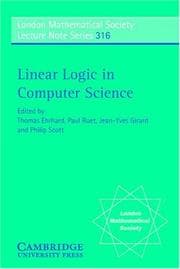 Tapa de Linear Logic in Computer Science
