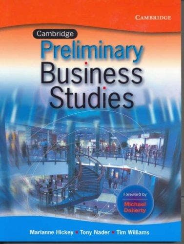 Tapa de Cambridge Business Studies Preliminary