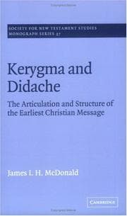 Tapa de Kerygma and Didache