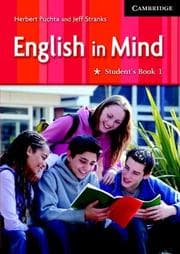Tapa de English in Mind 1 Student's Book Middle Eastern Edition