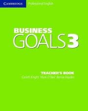Tapa de Business Goals 3 Teacher's Book