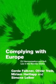Tapa de Complying with Europe