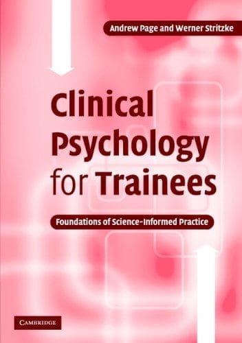 Tapa de Clinical psychology for trainees