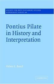 Tapa de Pontius Pilate in history and interpretation