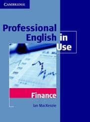 Tapa de Professional English in Use Finance (Professional English in Use)