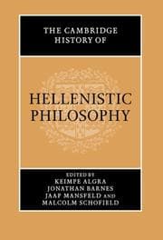 Tapa de Cambridge History of Hellenistic Philosophy