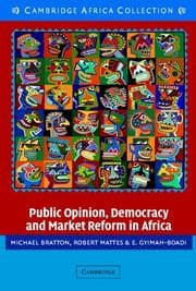 Tapa de Public Opinion, Democracy and Market Reform in Africa