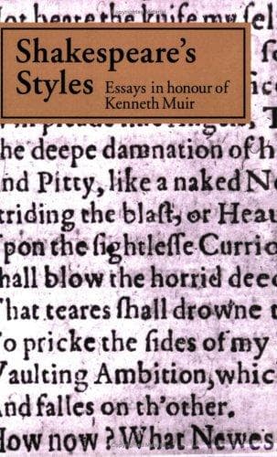 Tapa de Shakespeare's Styles