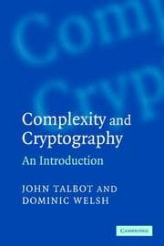 Tapa de Complexity and cryptography