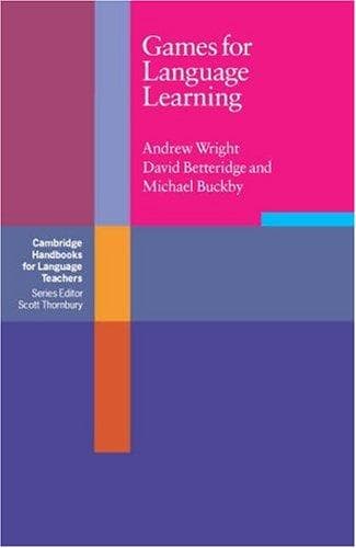 Tapa de Games for language learning