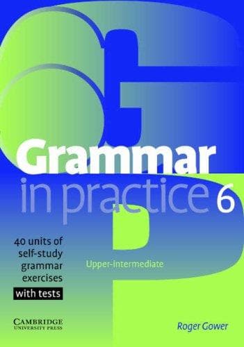 Tapa de Grammar in practice 6