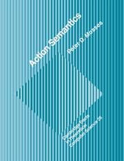 Tapa de Action Semantics (Cambridge Tracts in Theoretical Computer Science)