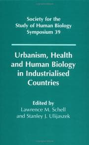 Tapa de Urbanism, urbanisation, health, and human biology