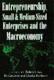 Tapa de Entrepreneurship, small and medium-sized enterprises, and the macroeconomy