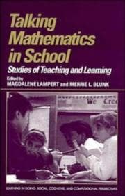 Tapa de Talking mathematics in school