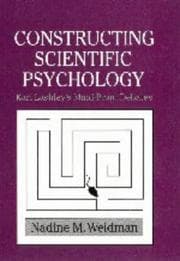 Tapa de Constructing scientific psychology