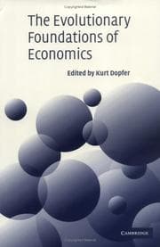Tapa de The evolutionary foundations of economics