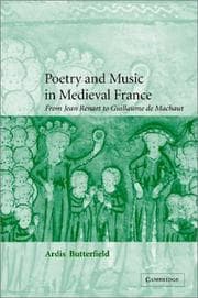 Tapa de Poetry and Music in Medieval France