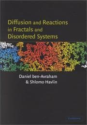 Tapa de Diffusion and reactions in fractals and disordered systems