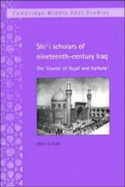 Tapa de Shi'i Scholars of Nineteenth-Century Iraq