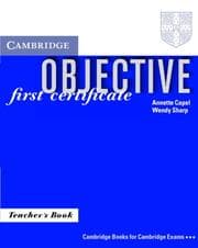 Tapa de Objective First Certificate