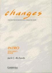 Tapa de Changes Intro Teacher's book
