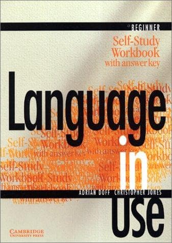 Tapa de Language in Use Beginner Self-Study with Answer Key