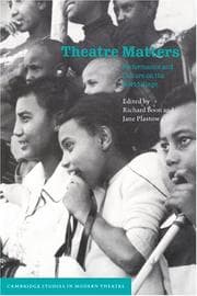 Tapa de Theatre matters