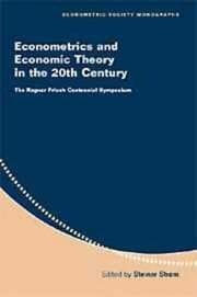 Tapa de Econometrics and economic theory in the 20th century