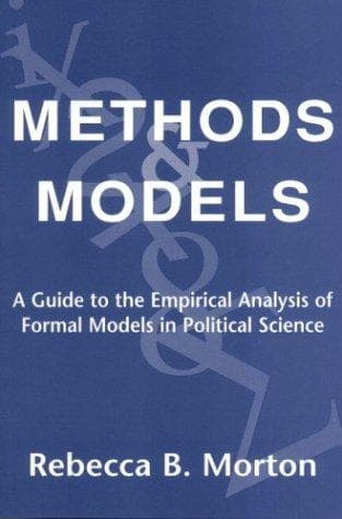 Tapa de Methods and models