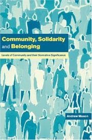 Tapa de Community, Solidarity and Belonging