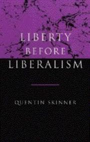 Tapa de Liberty before liberalism