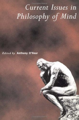 Tapa de Current issues in philosophy of mind