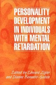Tapa de Personality development in individuals with mental retardation