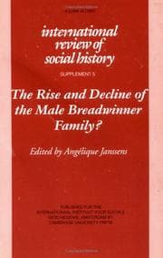 Tapa de The rise and decline of the male breadwinner family?