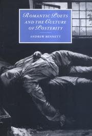 Tapa de Romantic poets and the culture of posterity